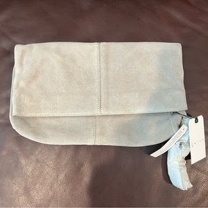 Leith Suede Clutch